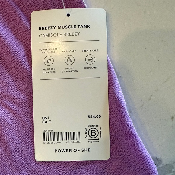 Athleta Breezy Muscle Tank Top - Picture 2 of 3